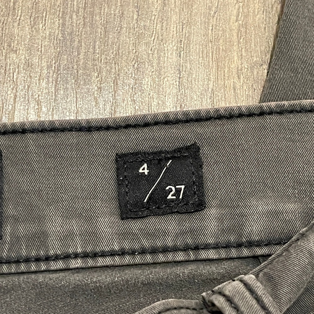 Lucky Brand The Cargo Gray Utility Pants Slim Straight Leg Womens Size 4 27 - Picture 6 of 13